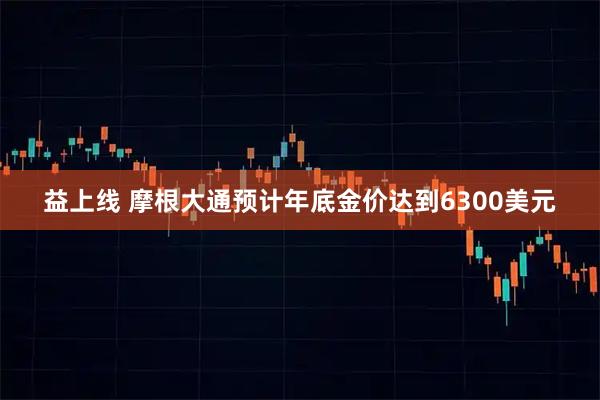 益上线 摩根大通预计年底金价达到6300美元