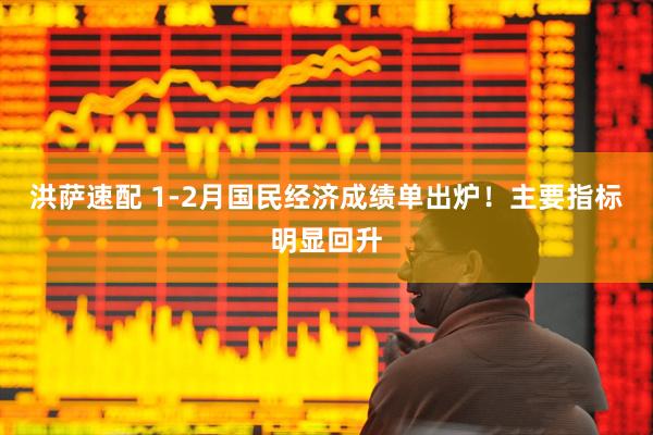 洪萨速配 1-2月国民经济成绩单出炉！主要指标明显回升