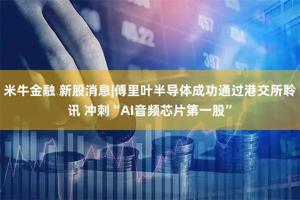 米牛金融 新股消息|傅里叶半导体成功通过港交所聆讯 冲刺“AI音频芯片第一股”