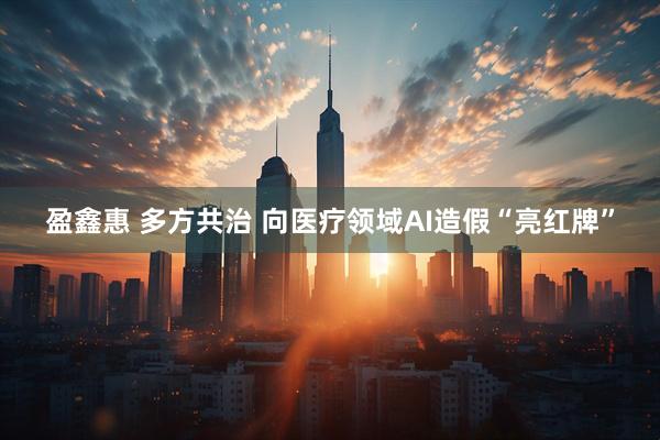 盈鑫惠 多方共治 向医疗领域AI造假“亮红牌”
