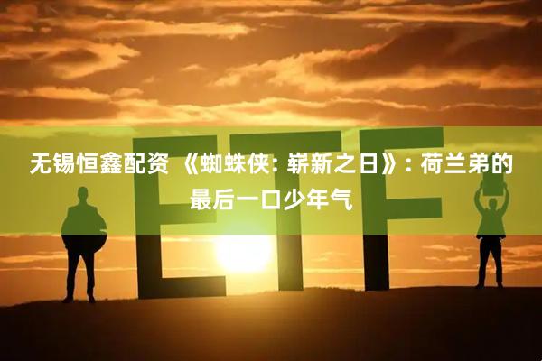 无锡恒鑫配资 《蜘蛛侠: 崭新之日》: 荷兰弟的最后一口少年气